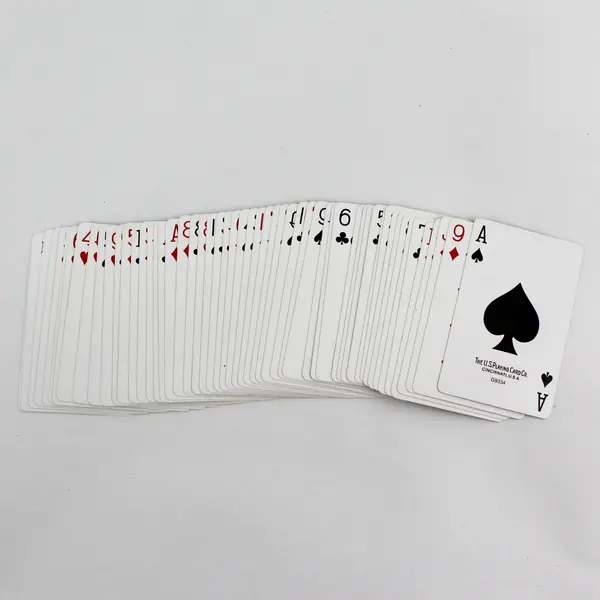 Vintage 1980's Amtrak Playing Cards Plastic Coated Open Pack 4 Jokers