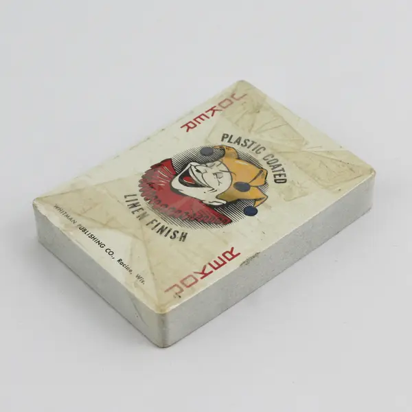 Vintage Blue Whitman Playing Cards  Publishing Co Plastic Coated Factory Sealed