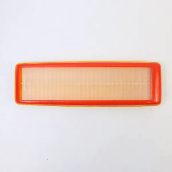 Vintage 1970s Sterling Slide-Top Pencil Case Model No.526 Red & Yellow