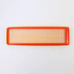 Vintage 1970s Sterling Slide-Top Pencil Case Model No.526 Red & Yellow