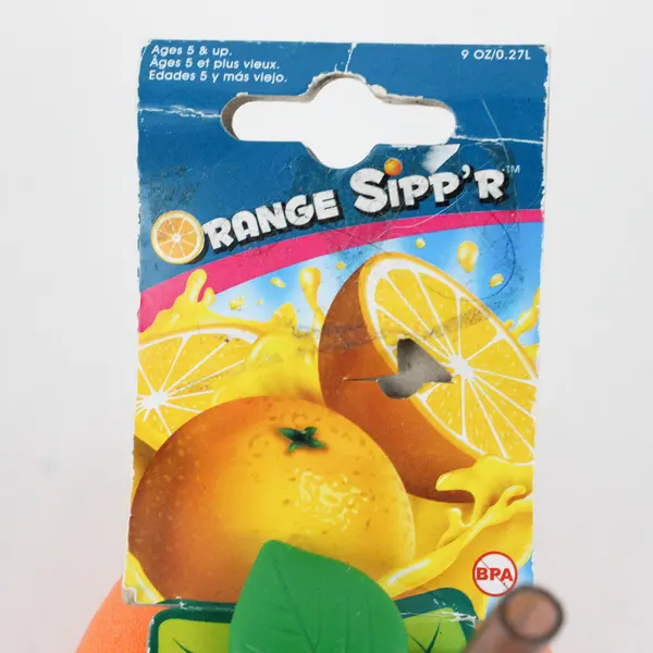 Disney Orange Bird Sipper Cup w/ Straw 9 oz #80747 w/Tag