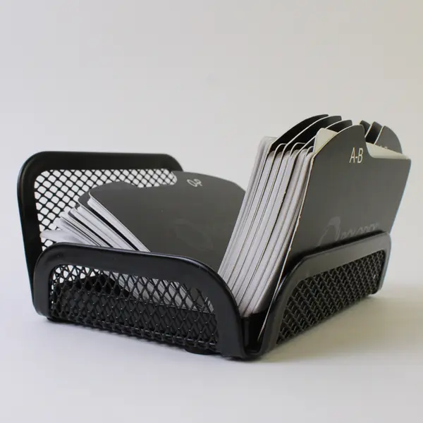 Rolodex A-Z Cards & Dividers in Wire Holder