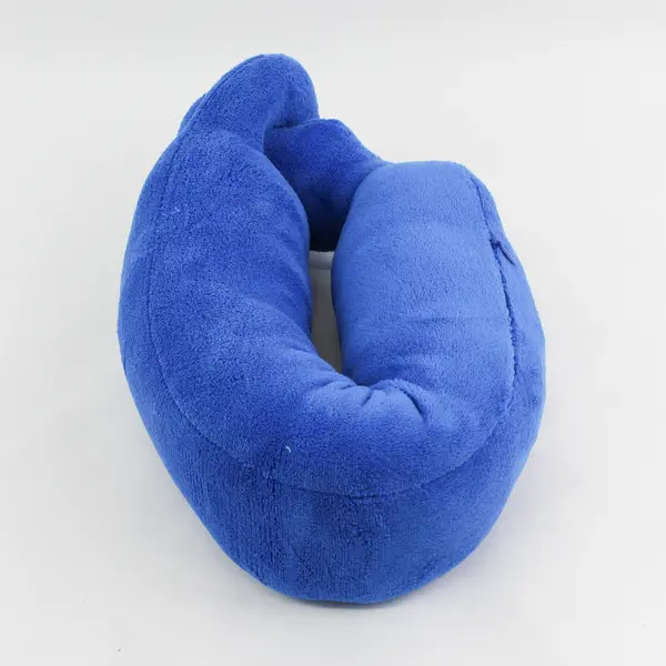 Unbranded Blue Cordless Neck Pillow & Massage - Vibration w/2 Intensities