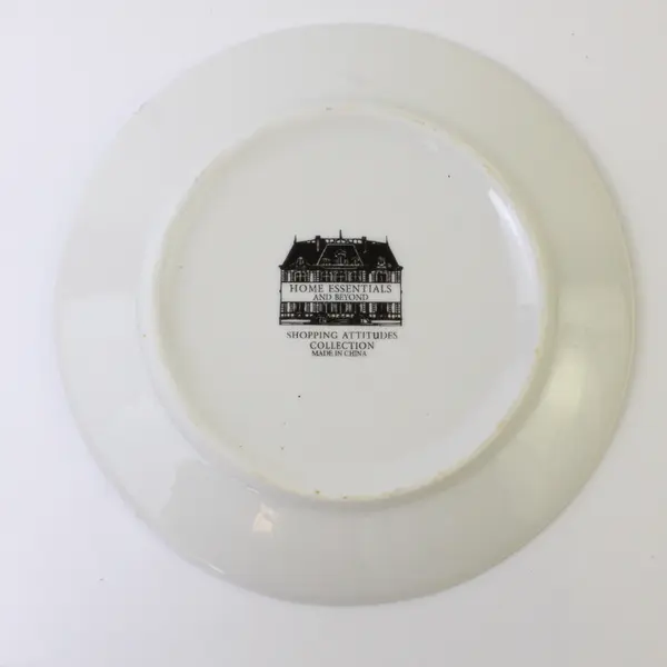 Home Essentials & Beyond Shopping Attitudes Collection "Pink..." Plate 6.25"