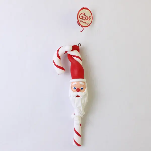 Department 56 Santa Claus Candy Cane Ornament 6.75in New Holiday
