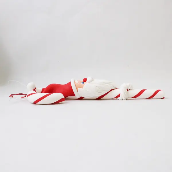 Department 56 Santa Claus Candy Cane Ornament 6.75in New Holiday
