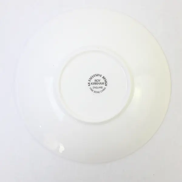 Roy Kirkham An Exclusive Design Redoute Roses Pattern Ceramic Saucer 6.75"