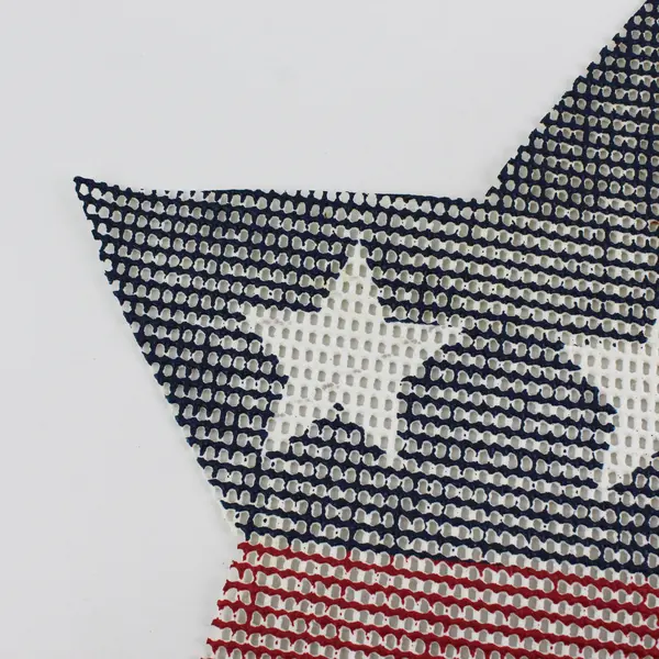 Set of 4 Star Shaped Red White And Blue Stars And Stripes Placemats