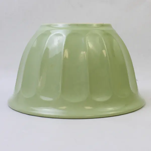 Everyday Gibson Solid Light Green Color Round Ceramic Large Mixing Bowl 8.5"