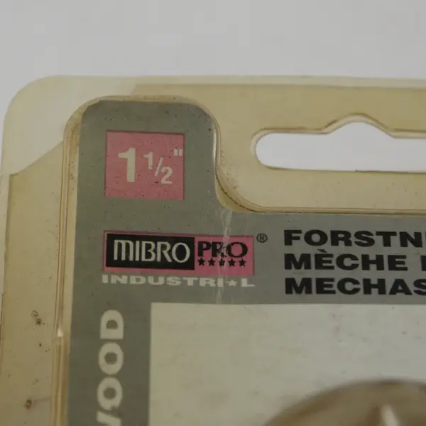 Mibro Pro Industrial Forstner Bit 1-1/2" Carbide Wood Drill Press