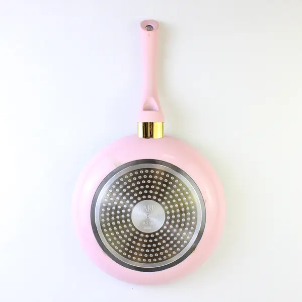 Paris Hilton Solid Pink Color 9.5" Cast Aluminum/Ceramic Nonstick Fry Pan 22924L