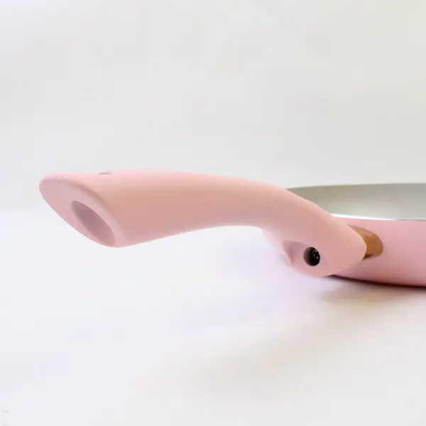 Paris Hilton Solid Pink Color 9.5" Cast Aluminum/Ceramic Nonstick Fry Pan 22924L