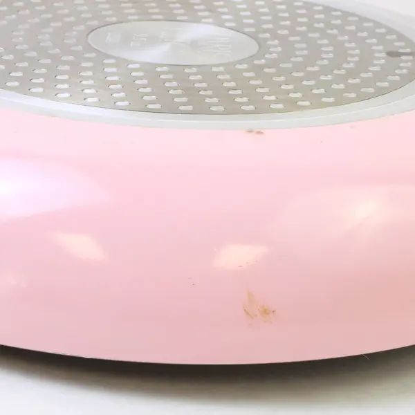 Paris Hilton Solid Pink Color 9.5" Cast Aluminum/Ceramic Nonstick Fry Pan 22924L
