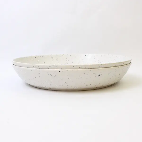 Naturally by Danny Seo Set of 2 11in Speckled Melamine Dinner Plates