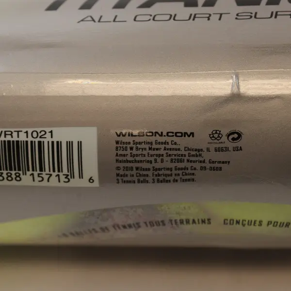 Lot of 6 Wilson Tennis Balls - 3 Titanium & 3 Championship