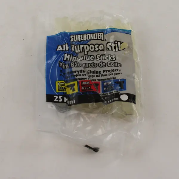 Surebonder Compact Hot Glue Gun w/ 12 Glue Sticks - Untested
