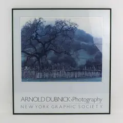 1984 New York Graphic Society Framed Poster Oak In Rain By Arnold Dubnick.