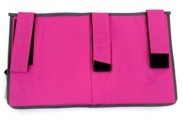 Lot of 4 Behind Car Seat Hanging Closet Multi Pocket Storage Organizer Pink Teal