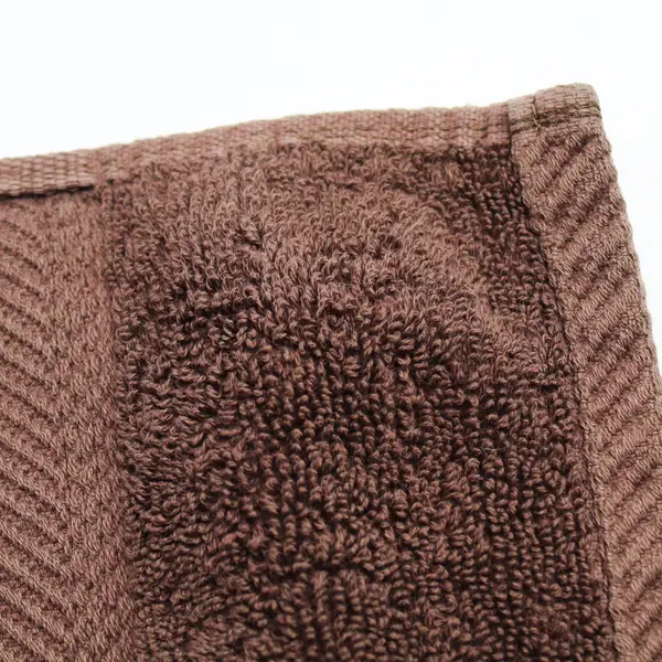 Set Of 2 Wamsutta Bath Towel 100% Cotton Solid Brown Color 27" x 51"