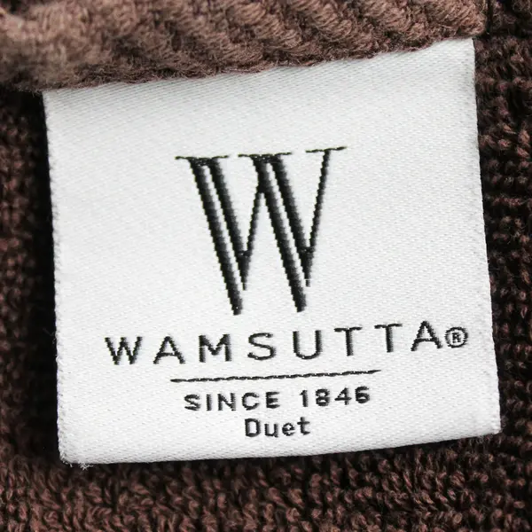 Set Of 2 Wamsutta Bath Towel 100% Cotton Solid Brown Color 27" x 51"