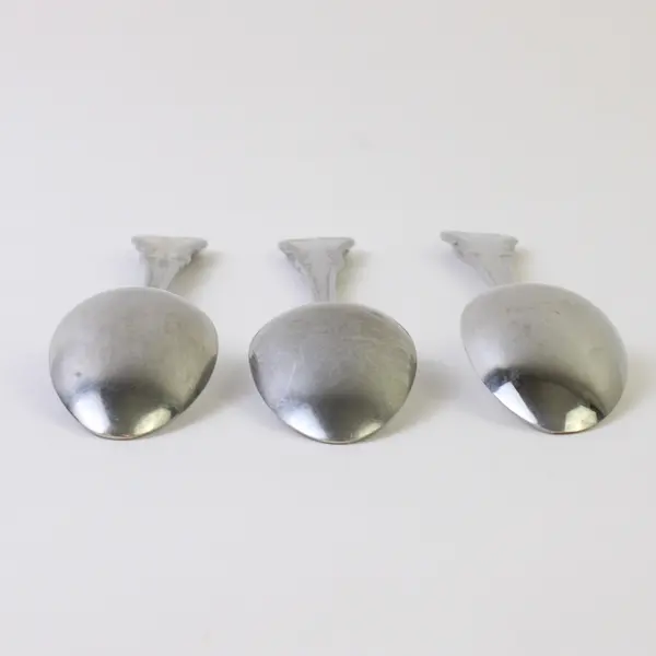 Lot of 3 Wallace Silver Charlottesville Pattern 18/8 SS Teaspoons 6.25" Good