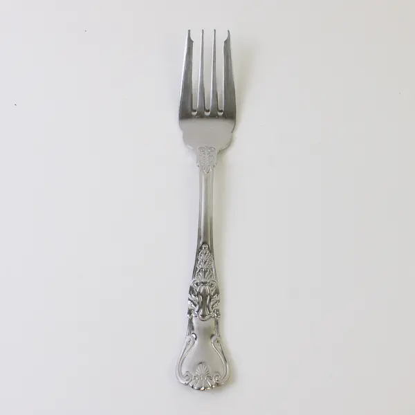 Wallace Silver Hotel Lux Pattern 18/10 Stainless Salad Fork 7.5" Good