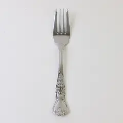 Wallace Silver Hotel Lux Pattern 18/10 Stainless Salad Fork 7.5" Good