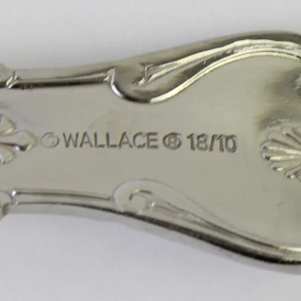 Wallace Silver Hotel Lux Pattern 18/10 Stainless Salad Fork 7.5" Good