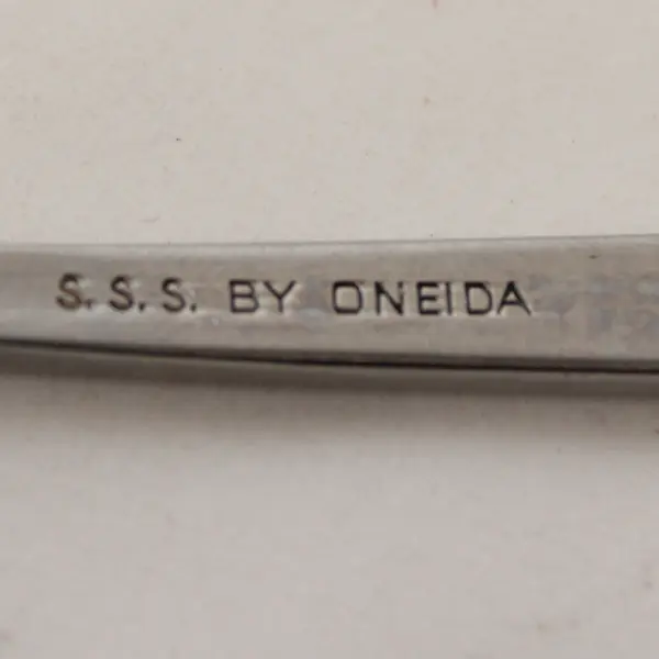 Lot of 3 S.S.S. By Oneida Silver Erika Pattern Salad Forks 6.25" Long Good