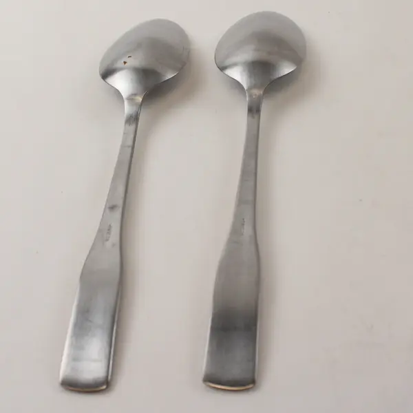 Lot Of 2 Oneida Silver Persuasion (Stainless) Flatware Solid Serving Spoons 8.5"