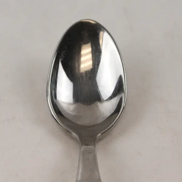 5 Cambridge Unknown Pattern Back/Front Geometric 18/10 SS Teaspoons 7" Rare HTF