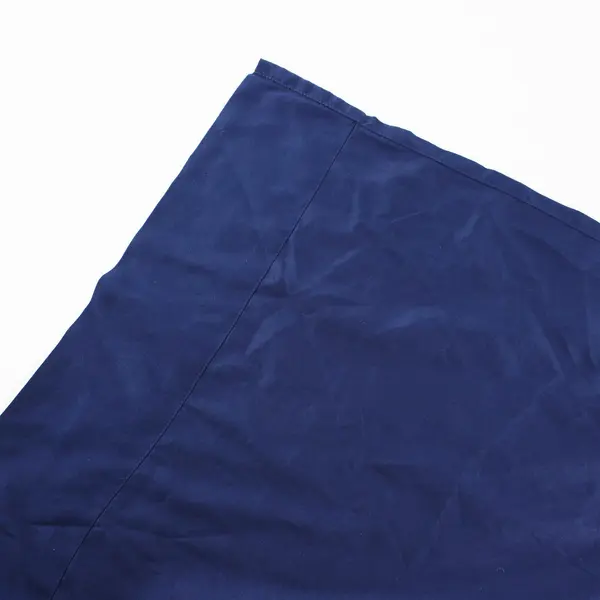  Lot Of 4 Mainstays Solid Blue King Bed Set (2 Pillowcases, 1 Flat, 1 Fitted)