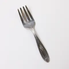 Oneida Silver Belford Pattern (Silverplate) Flatware Baby Fork 4.25" Long