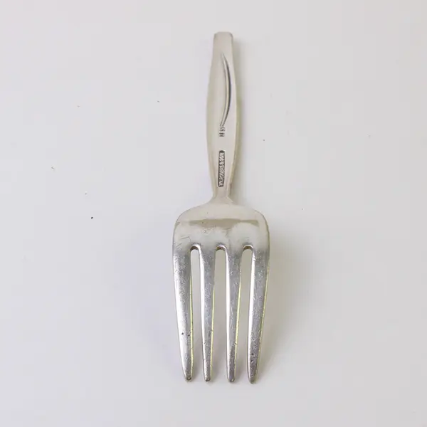 WM Rodgers & Son Textura (Silverplate) Flatware Baby Fork 4.25"