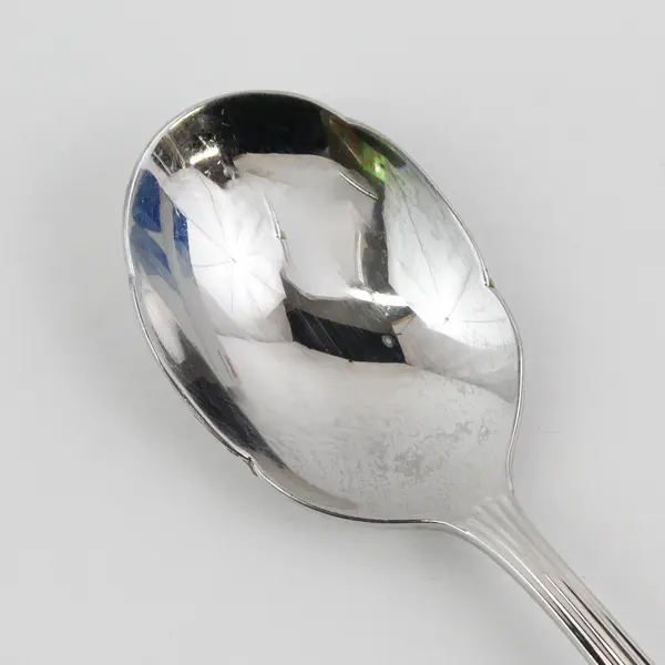 Lot of 2 Waterford Flatware Covington Pattern 18/10 SS Sugar Spoons 6.5" Rare