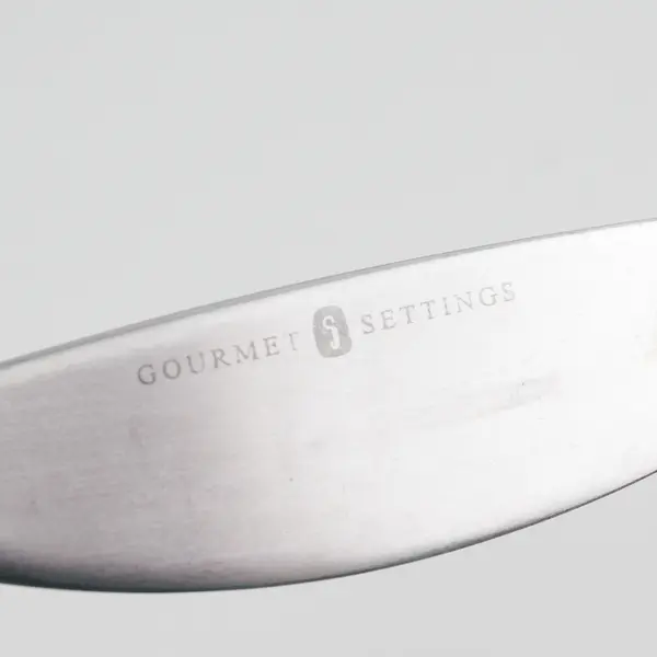 Gourmet Settings 6 Different Unknown Pattern Butter Knives 7" Long Good