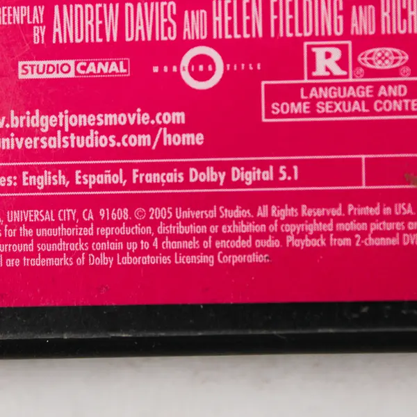 Bridget Jones The Edge of Reason DVD 2005