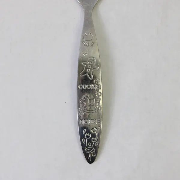 Casual Product 18/8 Stainless Dessert or Youth Spoon Engraved 6.25" Rare