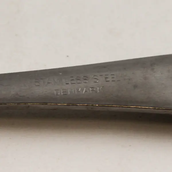 Vintage Denmark Stainless Steel Youth Fork Engraved Elephant 5.75" Rare HTF 