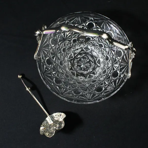 Mayell Queen Anne Silver Plated Jam Dish With Spoon