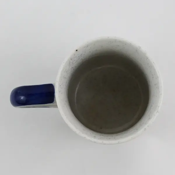1970’s Otagiri Seagull Cup Mug  Blue And Gray Speckled Stoneware Japan