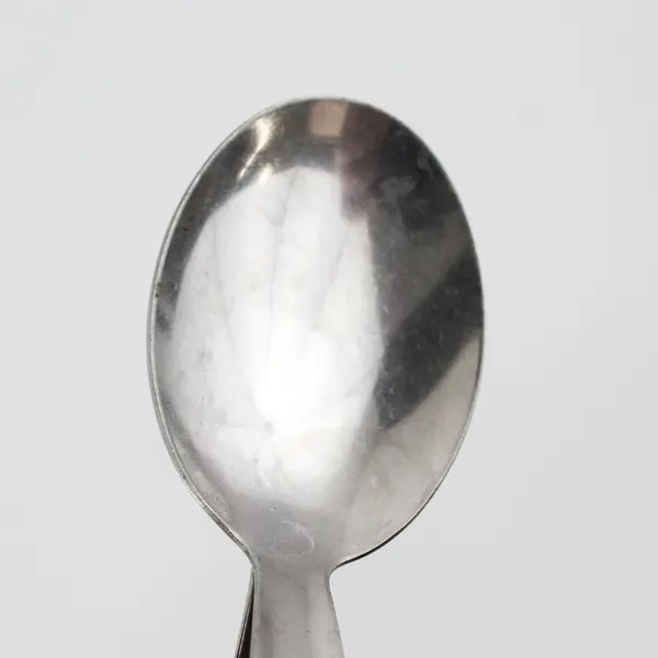 VTG Lot of 2 Unbranded SS Curved Handle Baby Spoons Rare Unknown Pattern 3.5" 