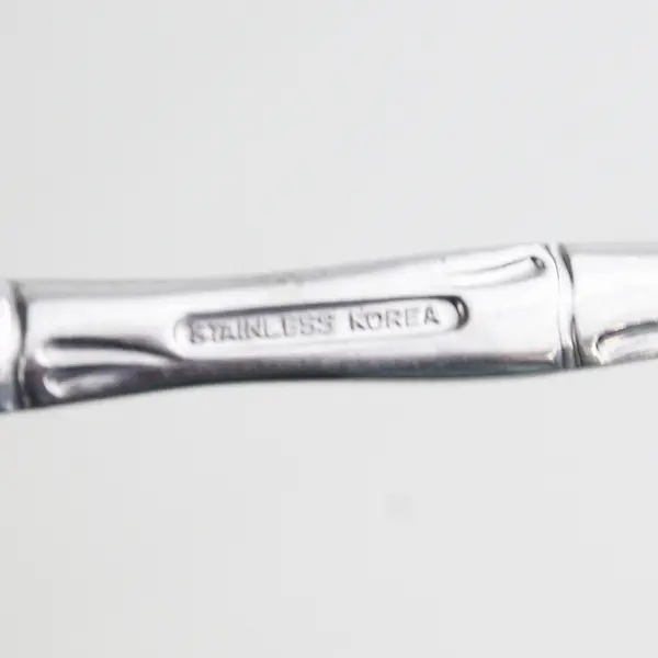 Sunshine Flatware Bamboo Pattern 6" SS Engraved Animal Youth Spoon Rare HTF Item