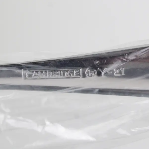 Lot Of 6 Cambridge Silver Unknown Rare Pattern SS Soup Spoons 6.75" New In Bags