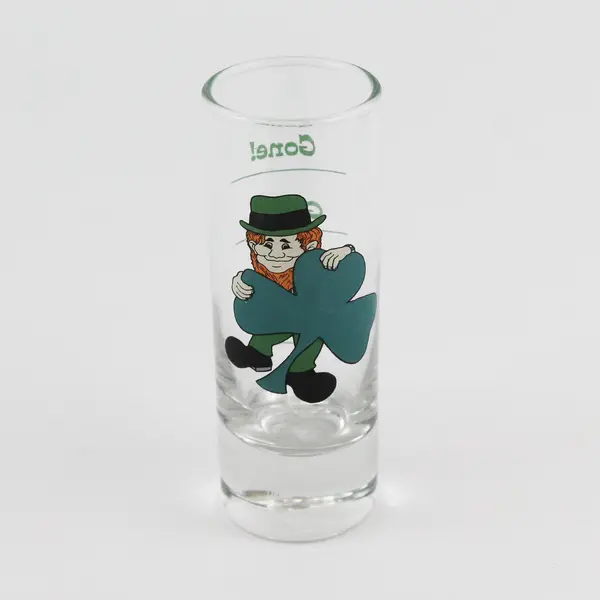 Vintage Papel Freelance St. Patrick's Day Leprechaun Shot Glass