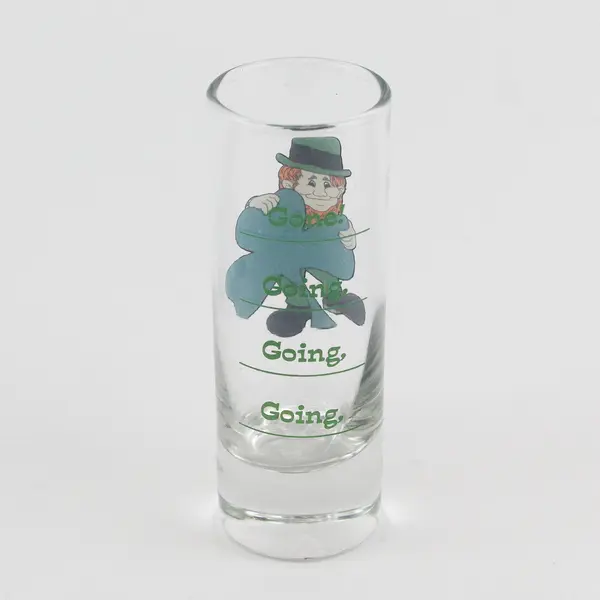 Vintage Papel Freelance St. Patrick's Day Leprechaun Shot Glass