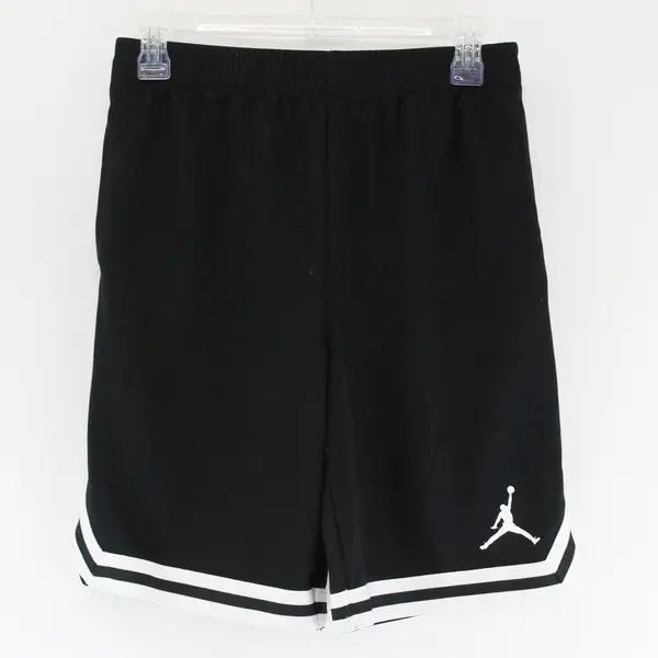 Nike Air Jordan Black and White Basketball Shorts Boys' Size 13-15 Years