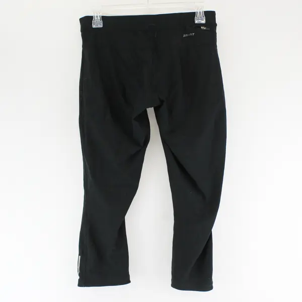 Nike Dri-Fit Black Capri Compression Leggings Women's Large