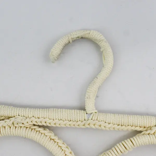Macrame Scarf & Tie Hanger 28-Ring Closet Organizer 17x32