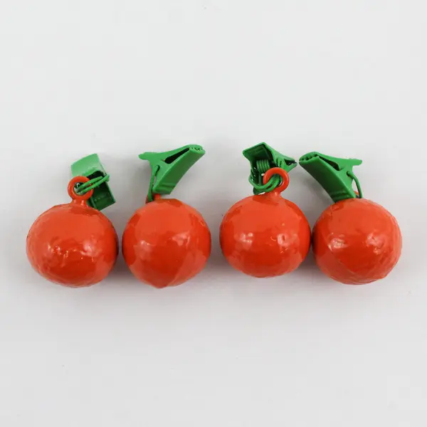 Set of 4 Vintage Tomato-Shaped Tablecloth Weights Made In Germany 